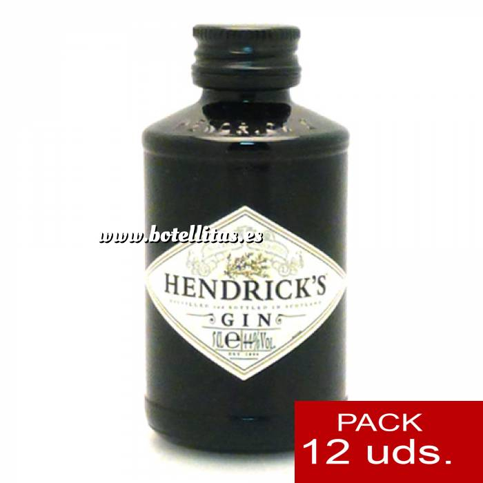 Imagen 1 Ginebra Ginebra Hendrick´s Gin 5cl - CR 1 PACK DE 12 UDS