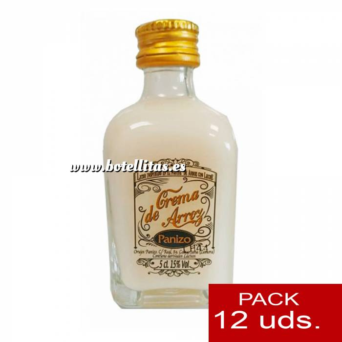 Imagen 2 Licor, Orujo, Cremas, Bebida Mini Crema de arroz Panizo 5cl - CR 1 PACK DE 12 UDS