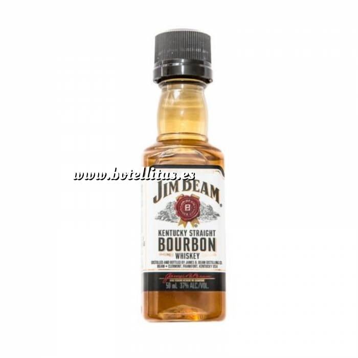 Imagen 7 Whisky Bourbon Jim Beam KENTUCKY STRAIGHT 5cl (Tapón Negro) - Plastico 