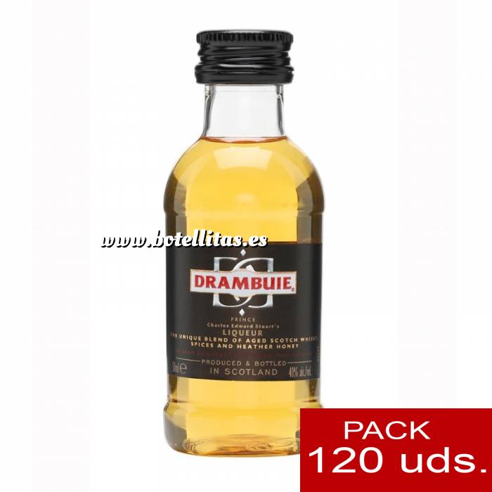 Imagen 7 Whisky Licor Escocés Drambuie 5cl - PL CAJA DE 120 UDS