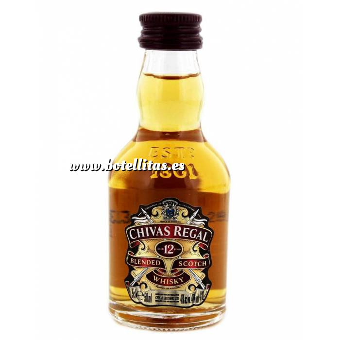 Imagen 7 Whisky Whisky Chivas Regal 12 años Blended 5cl - Cristal 