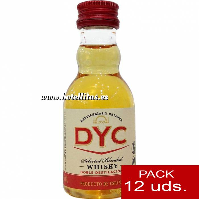 Imagen 7 Whisky Whisky DYC Selected Blended 5 cl - PL 1 PACK DE 12 UDS