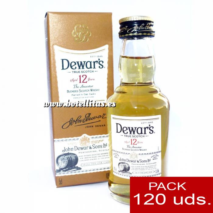 Imagen 7 Whisky Whisky Dewar´s White Label 12 años 5cl Ed. ESPECIAL CON CAJA - CR CAJA DE 120 UDS