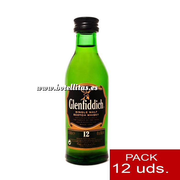 Imagen 7 Whisky Whisky Glenfiddich 12 años (sin tubo) 5 cl - CR 1 PACK DE 12 UDS