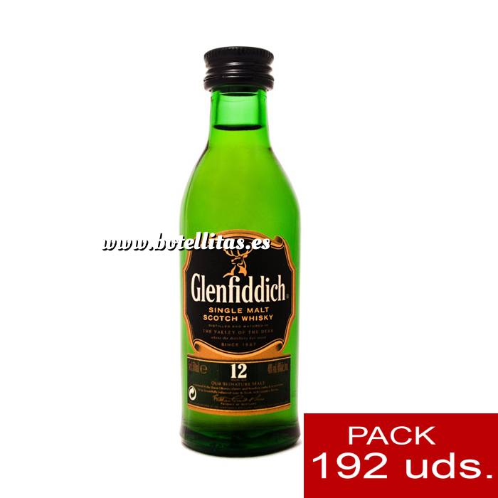 Imagen 7 Whisky Whisky Glenfiddich 12 años (sin tubo) 5 cl - CR CAJA DE 192 UDS