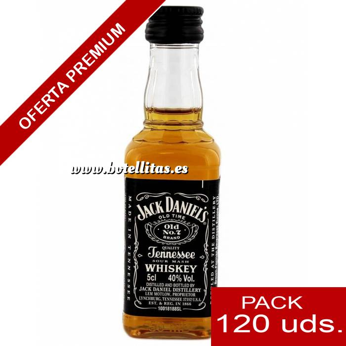 Imagen 7 Whisky Whisky Jack Daniels 5cl - PL CAJA DE 120 UDS