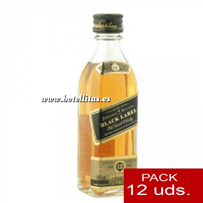 Imagen 7 Whisky Whisky Johnnie Walker Etiqueta Negra 5 cl - PL 1 PACK DE 12 UDS