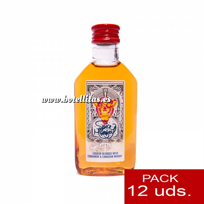 Imagen 7 Whisky Whisky Spice Monkey 5 cl - PL 1 PACK DE 12 UDS