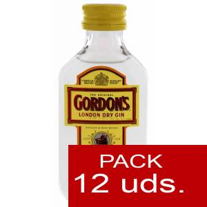 1 Ginebra - Ginebra Gordon´s London Dry Gin 5cl - PL 1 PACK DE 12 UDS