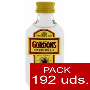 1 Ginebra - Ginebra Gordon´s London Dry Gin 5cl - PL CAJA DE 192 UDS