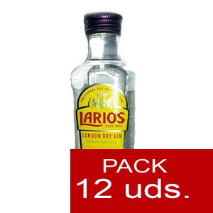 1 Ginebra - Ginebra Larios Dry Gin 5cl - PL 1 PACK DE 12 UDS