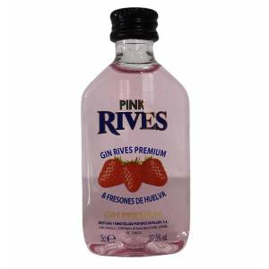 1 Ginebra - Ginebra Pink Rives 5 cl -  Plastico 