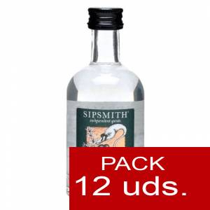 1 Ginebra - Ginebra Sipsmith London Dry Gin 5cl - CR 1 PACK DE 12 UDS