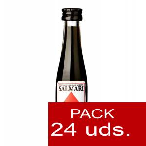 2 Licor, Orujo, Cremas, Bebida - Licor Salmari Premium Salmiak 3 cl Cristal Caja de 24 Uds. 