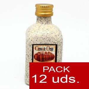2 Licor, Orujo, Cremas, Bebida - Mini Crema de Orujo Panizo 5cl - CR 1 PACK DE 12 UDS