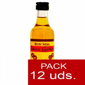 3 Ron - Ron Miel Ribera Caribeña 5cl - CR 1 PACK DE 12 UDS
