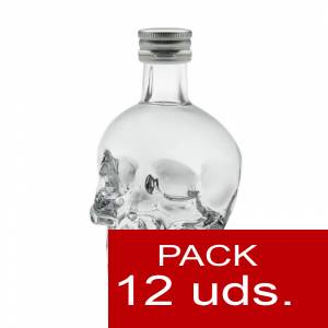 6 Vodka - Vodka Crystal Head 5cl - CR 1 PACK DE 12 UDS