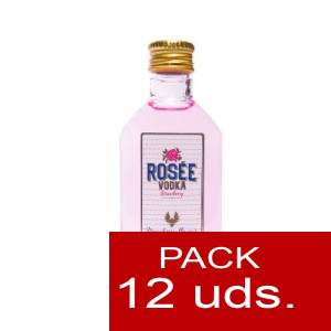 6 Vodka - Vodka Rosée La Claudia 5 cl - PL 1 PACK DE 12 UDS