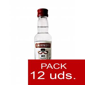 6 Vodka - Vodka Smirnoff 5cl - PL 1 PACK DE 12 UDS