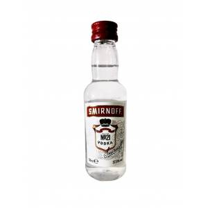 6 Vodka - Vodka Smirnoff 5cl -  Plastico 