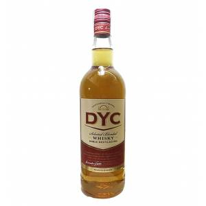 7 Botellas Grandes - DYC Whisky 5 años - 1 litro. 