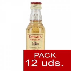 7 Whisky - Whisky Dewar´s White Label 5 cl - PL 1 PACK DE 12 UDS