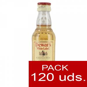 7 Whisky - Whisky Dewar´s White Label 5 cl - PL CAJA DE 120 UDS